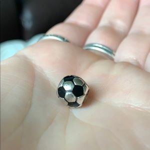 Retired pandora soccer ball charm